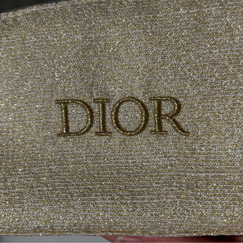 Dior Shimmering Gold Pouch